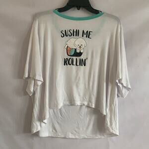 CHELSEA PEERS SUSHI ME ROLLING TEE SHIRT‎ SIZE S
